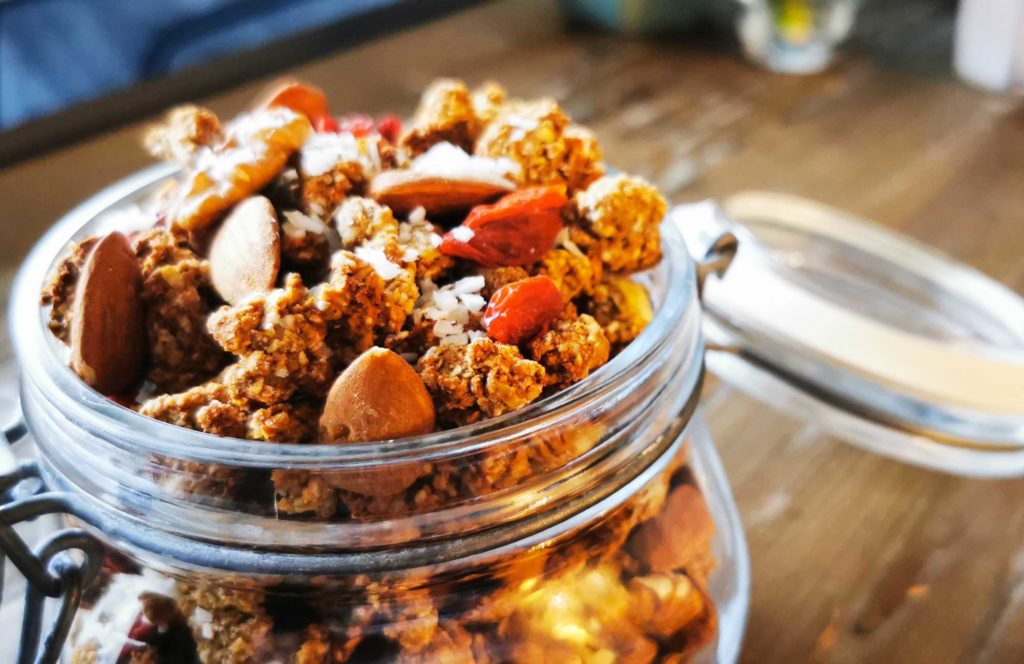 Recette de crispy muesli healthy et allégé pour les sportifs